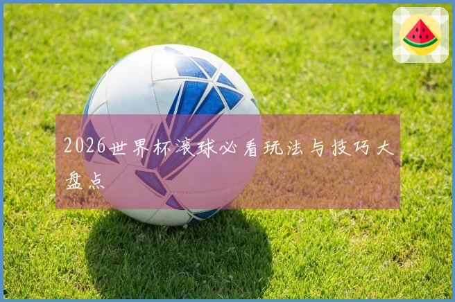 2026世界杯滚球必看玩法与技巧大盘点